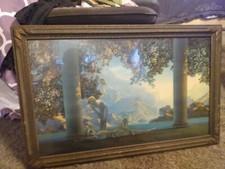 Maxfield Parrish "Daybreak" Framed Art Print, 1920s Reinthal & Newman Reproduction — listing 3