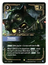 Riftbound League of Legends TCG - Teemo Strategist Champion Unit Card (Bandle City, art by Mo Yan), listing 5