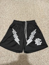 Eric Emanuel EE Basic Lightning Bolt Mesh Shorts Red — listing 4