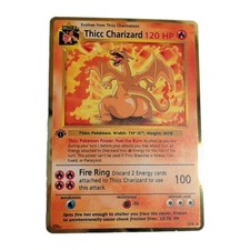 Lot of Novelty Gold-Foil Pokémon Cards (Non-Official Metallic Replica Cards) — listing 6