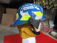 Vintage Assistant Chief Fire Helmet with Leather Front Shield, WFD — listing 6