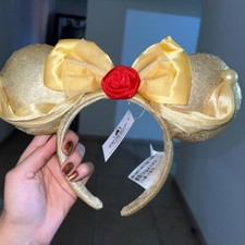 Disney Store Minnie Mouse Rose Gold Metallic Dress Plush — listing 5