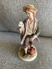Porcelain Shepherd Boy Figurine with Staff — listing 2