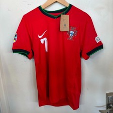 Nike Portugal 2024 Home Jersey - Ronaldo #7 with Portugal vs France Euro 2024 Match Detail