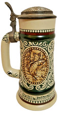 Avon 1978 Hunting Scene Lidded Beer Stein - 'At Point... English Setter' — listing 3
