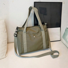 canvas office Green Canvas Tote Office-In-A-Bag with Padded Shoulder Strap