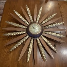 Mid Century Modern Atomic Starburst Wall Clock — listing 3