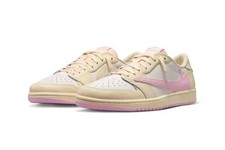 Travis Scott x Air Jordan 1 Low OG SP 'Shy Pink / Tropical Pink' Size US 9 — listing 5