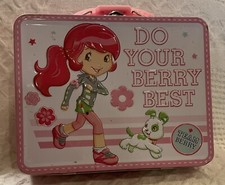 Strawberry Shortcake "Do Your Berry Best" Metal Tin Lunch Box — listing 6