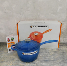 Le Creuset Cast Iron 18cm Saucepan with Lid in Cream/White — listing 6