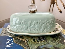 The Pioneer Woman Vintage Floral Stoneware Covered Butter Dish — listing 2