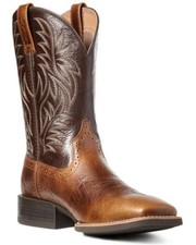 Ariat Women's Brown Leather Western Cowboy Boots, Size 7B — listing 2
