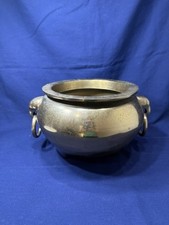 Vintage Chinese Brass Two-Handled Tripod Incense Burner Censer with Xuande-Style Mark — listing 4