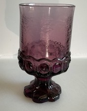 Franciscan Crystal Madeira Pattern Amber/Gold Water Goblets, Set of 8+ — listing 4