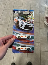 Hot Wheels Fast Fish Diecast Car with Exposed Engine and Orange Cockpit