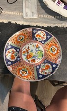 Antique Japanese Imari Porcelain Plate and Scalloped Bowl — listing 3