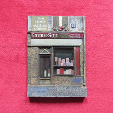 Hand-Painted Dimensional Wall Art Plaque - Parisian "Fleuriste Allains" Flower Shop Facade — listing 4