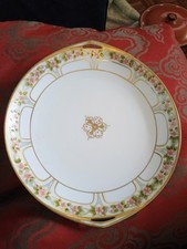 Noritake Nippon Porcelain Berry/Fruit Bowls with Blue Scroll & Pink Rose Border — listing 4
