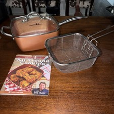 Copper Chef Square Deep Frying Pan with Fry Basket 9.5" — listing 2