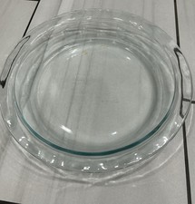 Pyrex Clear Glass Fluted Rim Deep Dish Pie Plate 9.5 inch — listing 3