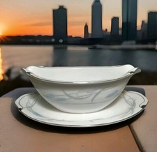 Vintage 1960s Royal Wheat Valmont 82-Piece China Dinnerware Set (2 Crates) — listing 5