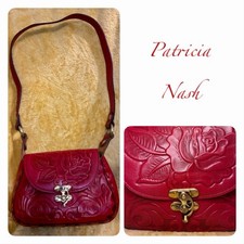 Patricia Nash Micaela Rose Tooled Leather Shoulder Bag — listing 5
