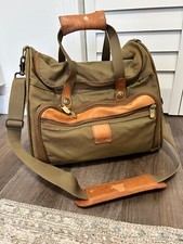 Vintage Hartmann Luggage Nylon & Leather Weekender Travel Bag — listing 3