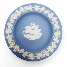 Wedgwood Pale Blue Jasperware Muses & Pegasus Trinket Dish — listing 2