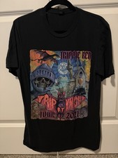 Trippie Redd Black Graphic Rap Tee - Album Art Throne Design, Size Small — listing 3