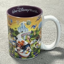 Walt Disney World "GRANDMA" Wraparound Character Collage Ceramic Coffee Mug, Pink Interior, listing 4