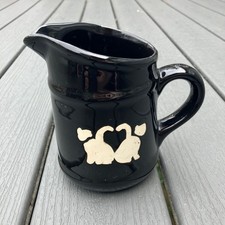 Vintage White Glazed Ceramic Pitcher or Jug — listing 6