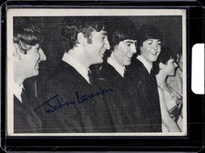 1964 Topps Beatles Black & White 3rd Series Card No. 148 (John Lennon Facsimile Autograph) — listing 6