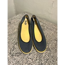 Keds Women's Black Mesh Rhinestone Ballet Flats with Crisscross Strap — listing 5
