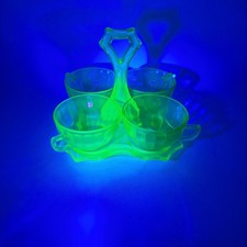 Vintage Contract Bridge Score Reference Smoked Glass Dish / Ashtray — listing 2