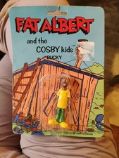 Vintage 1982 Fat Albert and the Cosby Kids 'Bucky' PVC Figure on Card — listing 4