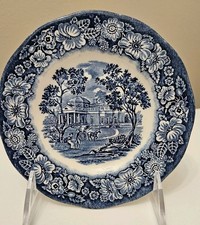 Liberty Blue "Monticello" Staffordshire Ironstone Dinner Plate — listing 2