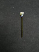 Vintage Guilloche Enamel Rose Stick Pin with Scalloped Bezel and Clutch — listing 5