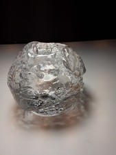 Textured Glass "Snowball" Votive Candle Holder No mark visible — listing 6