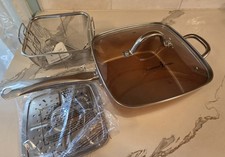 Copper Chef Square Deep Frying Pan with Fry Basket 9.5" — listing 4