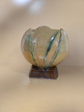 Roseville Pottery Wincraft Blue Tulip Vase (circa 1948) — listing 5