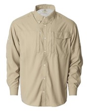 Banded Men's White Checked Long Sleeve Fishing Shirt with UPF/UVA Sun Protection, Size Medium — listing 6