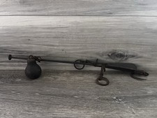 Antique Cast Iron Balance Scale with Copper Pan and Brass Beam, 1 LB Capacity Maker's mark / stamp