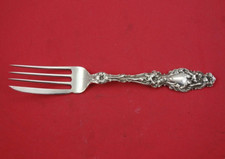Whiting Lily Pattern Sterling Silver Fish Knife & Fork Set, Fork 7-3/4", Knife 8-1/2" — listing 5