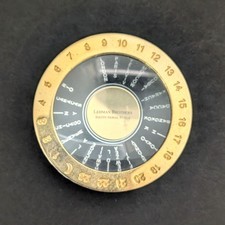 Lehman Brothers Mission Statement Lucite Cube Paperweight