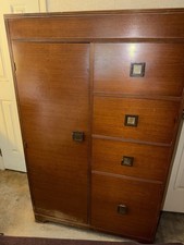 Antique Mahogany Gentleman's Chifforobe with Queen Anne Legs — listing 5