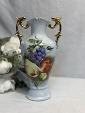 Hand-Painted Ceramic Pitcher with Fruit Motif — listing 4
