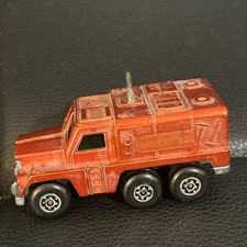 Matchbox Superfast No. 16 Badger 6-Wheel Armored Truck, Metallic Copper/Red, Lesney England