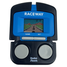 Radio Shack LCD Raceway Handheld Electronic Game (Pair) with Manual — listing 4