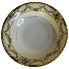 Ivory MZ Czechoslovakia Floral Soup Bowls Set of 8 — listing 6