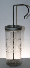 Lot of 3 Vintage Glass Jar Mayonnaise Makers / Food Mixers (Wesson Oil + Plunger-Style) — listing 2